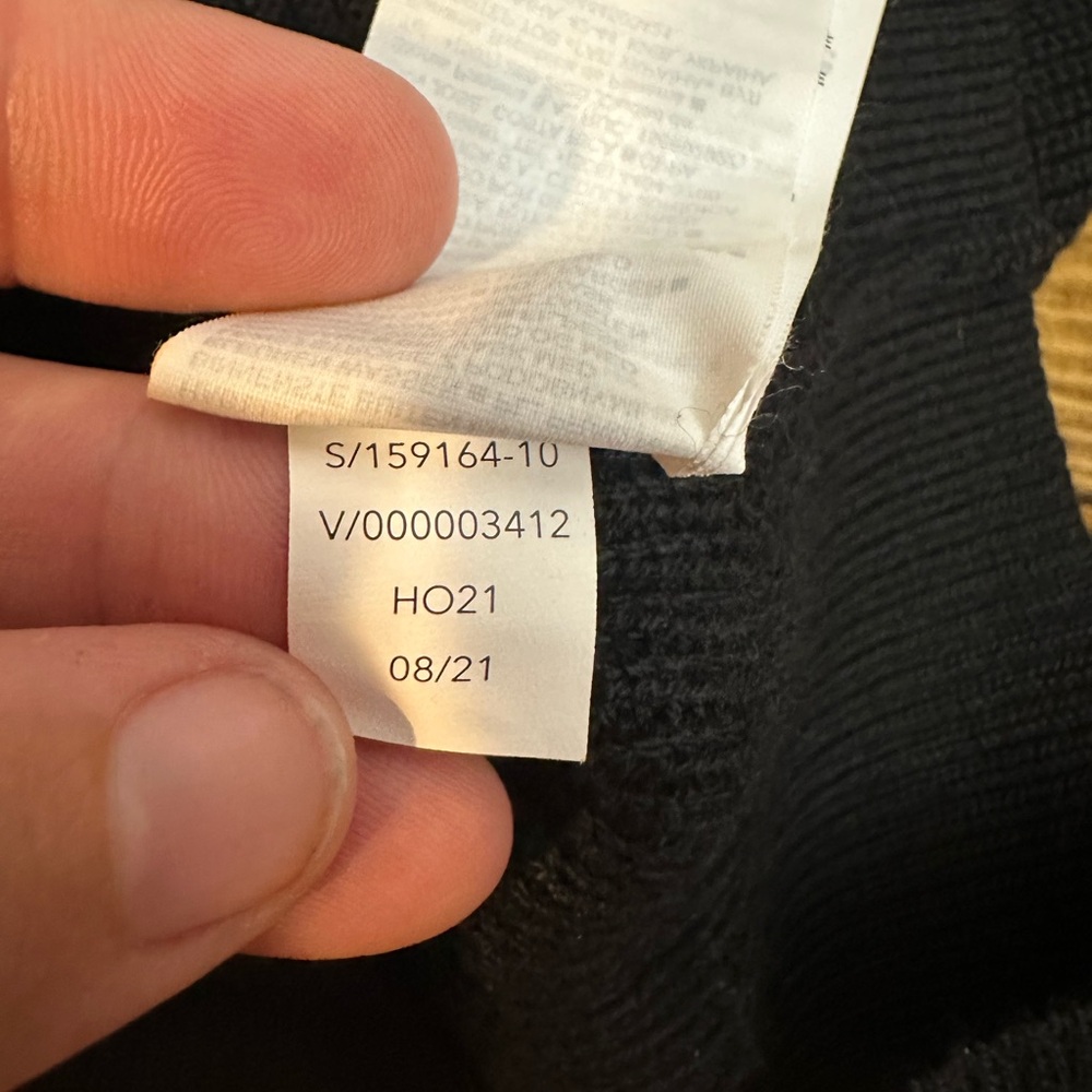 Athleta Black V-Neck Ribbed Sweater - Picture 7 of 9